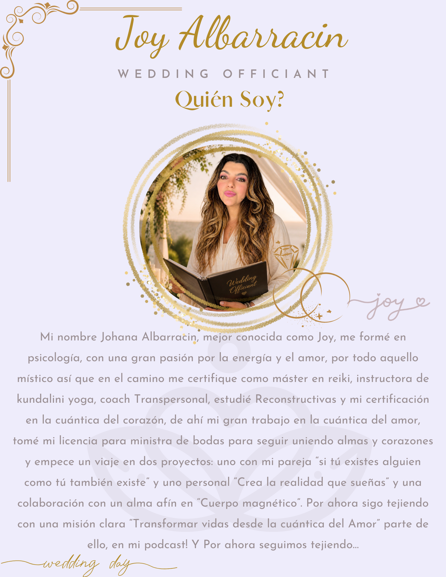 Ceremonia de Boda (Legal y Renovación de votos)